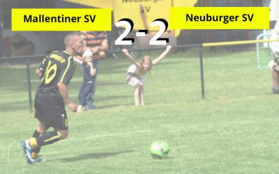 „Nur“ Unentschieden in Mallentin  &nbsp;